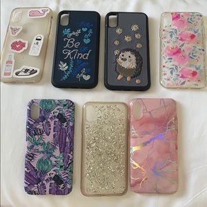 iPhone X cases (bundle)